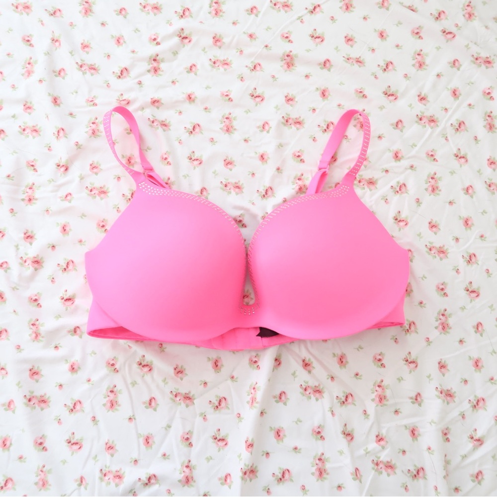 La SENZA Hot Pink Smooth T-Shirt Bra underwire, padded 34 D - Picture 6 of 7